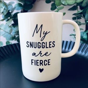 Threshold ☕️ My Snuggles Are Fierce Cream Mug 🖤